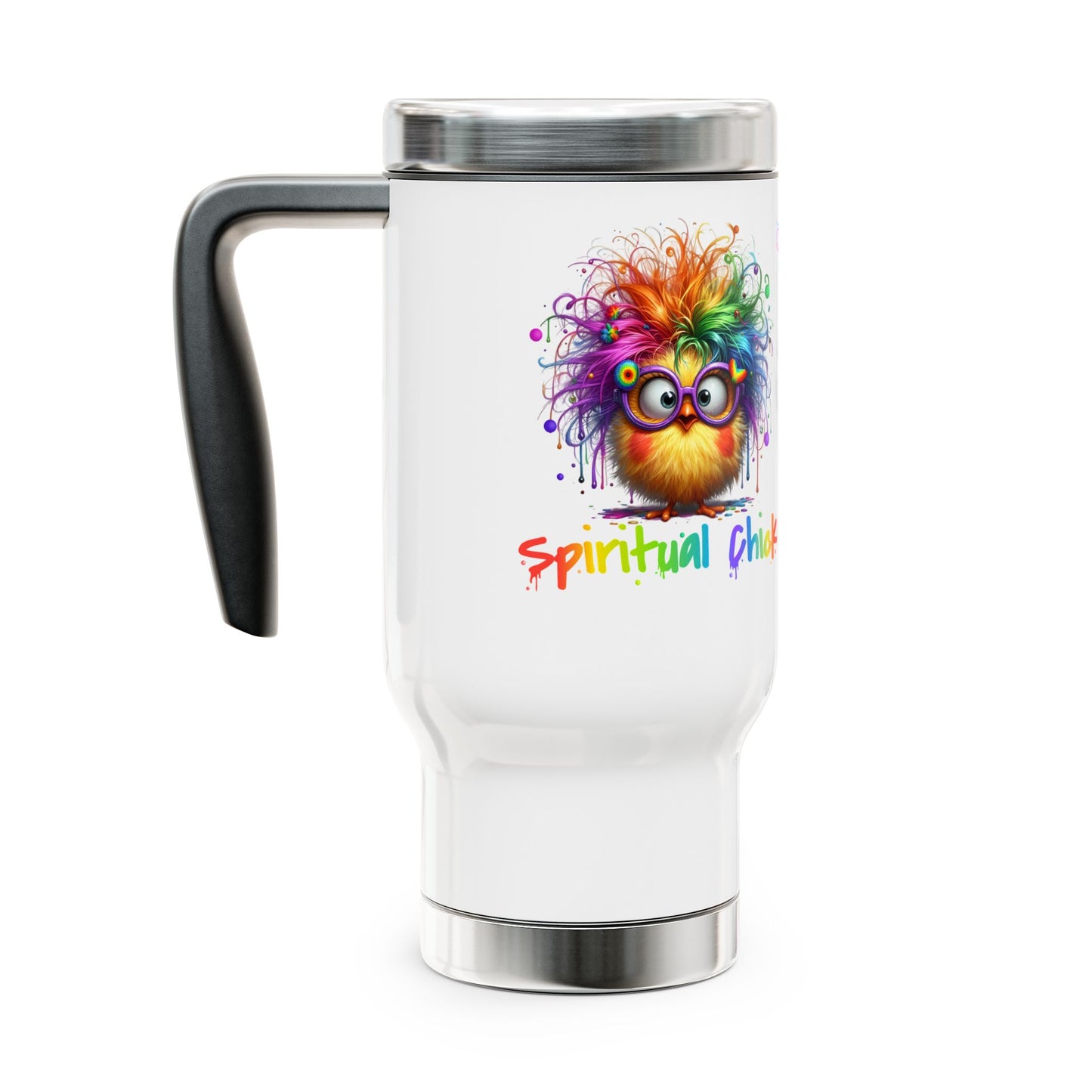 Spiritual Chick – Stainless Steel Travel Mug (14oz)