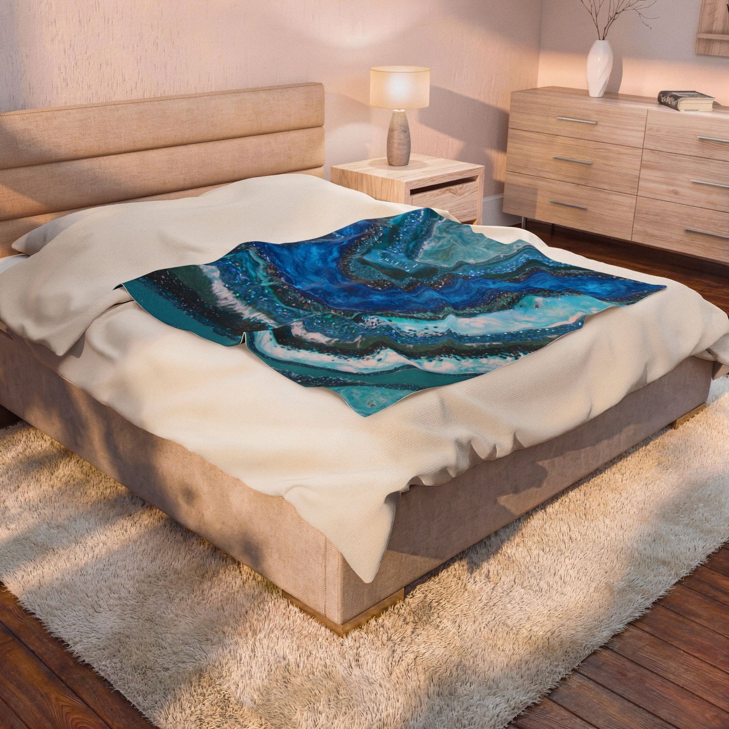 Elucidation Splendour - Velveteen Plush Blanket