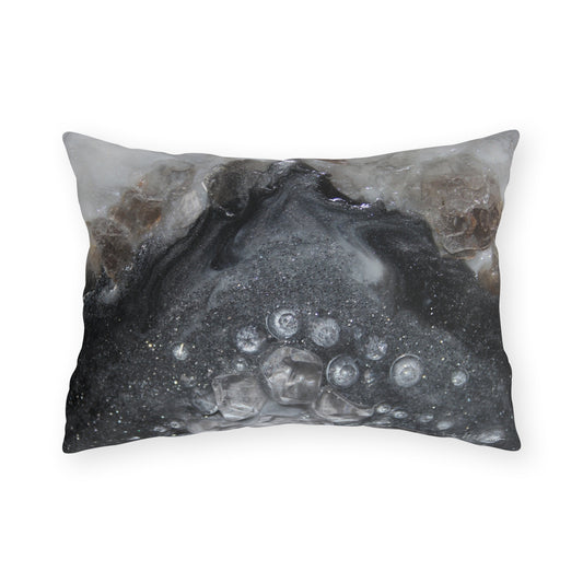 Grey  Moonstone  Elehance Outdoor Pillow — Patio Cushion