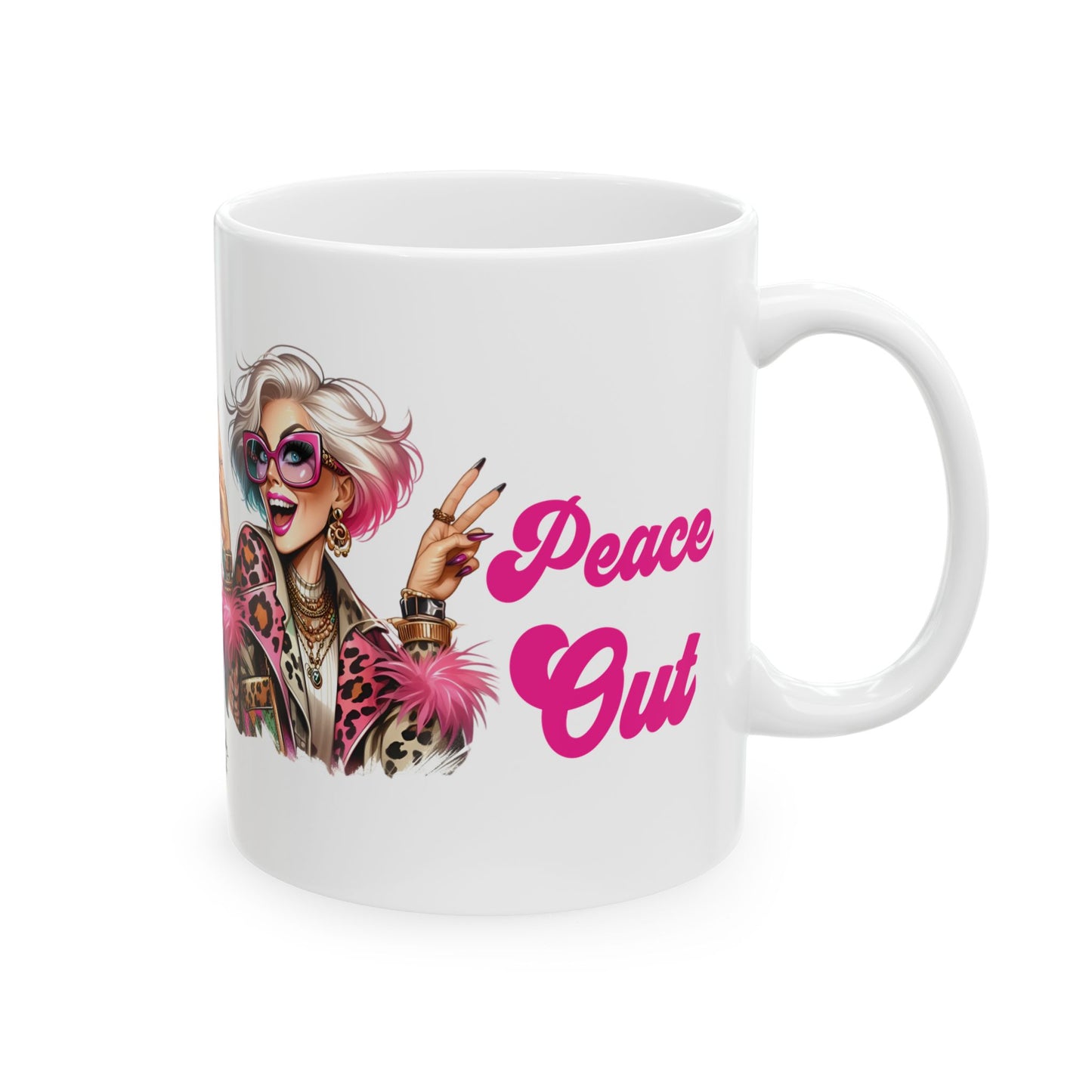 Copy of Level TF Up – Sassy Empowerment Ceramic Mug (11oz & 15oz)