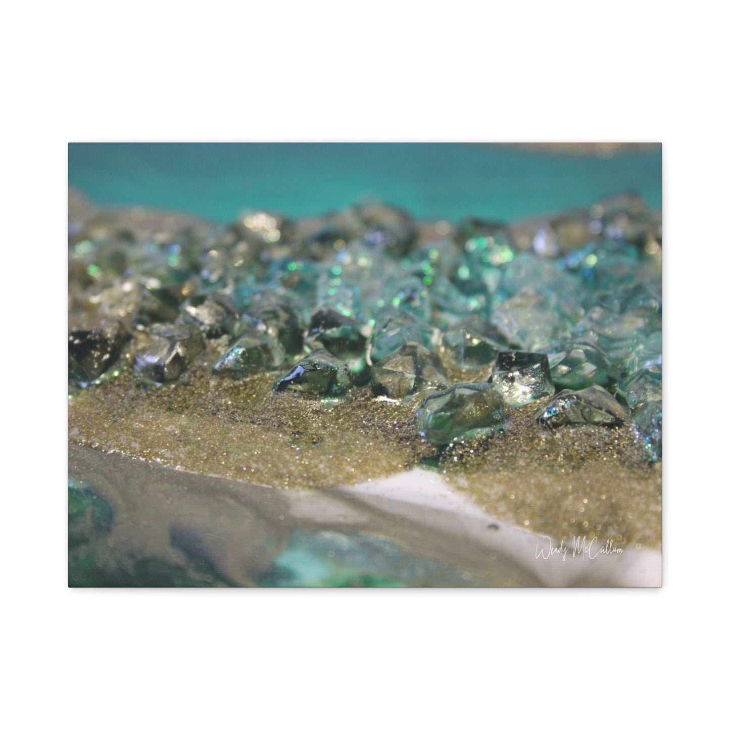 Dioptase Canvas Wall Art - Elegance