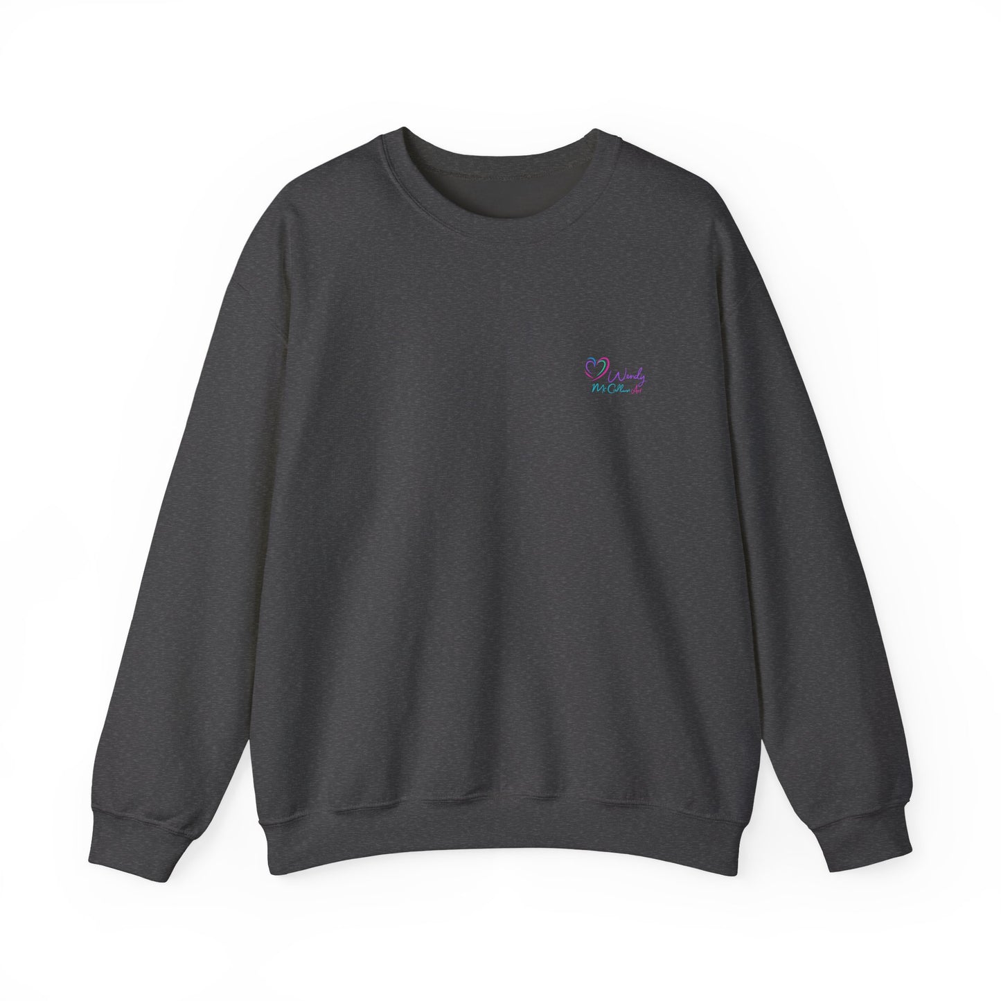 Crewneck Sweatshirt — "Inner Peace Begins with Not My F***ing Problem" Colorful Retro Design