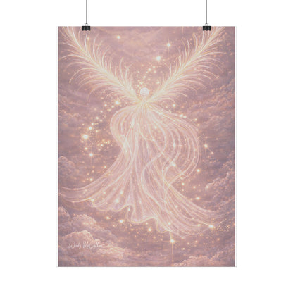Archangel Chamuel – Fine Art Print | Angel of Love, Peace & Emotional Healing