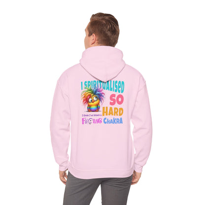 I Spiritualised Too Hard… I Think I’ve Blown a Chakra – Funny Rainbow Chick Hoodie