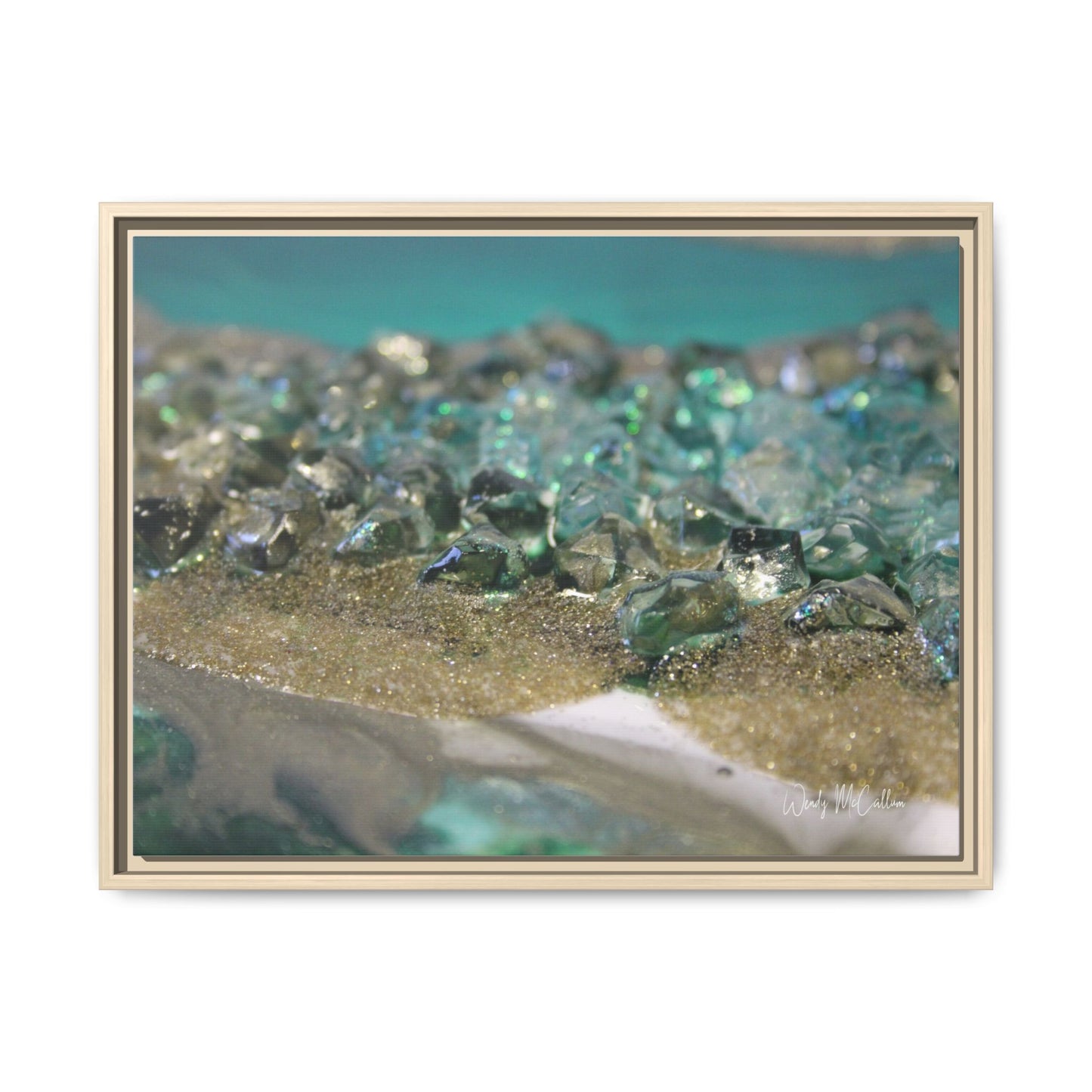 Dioptase Framed Print - Elegance