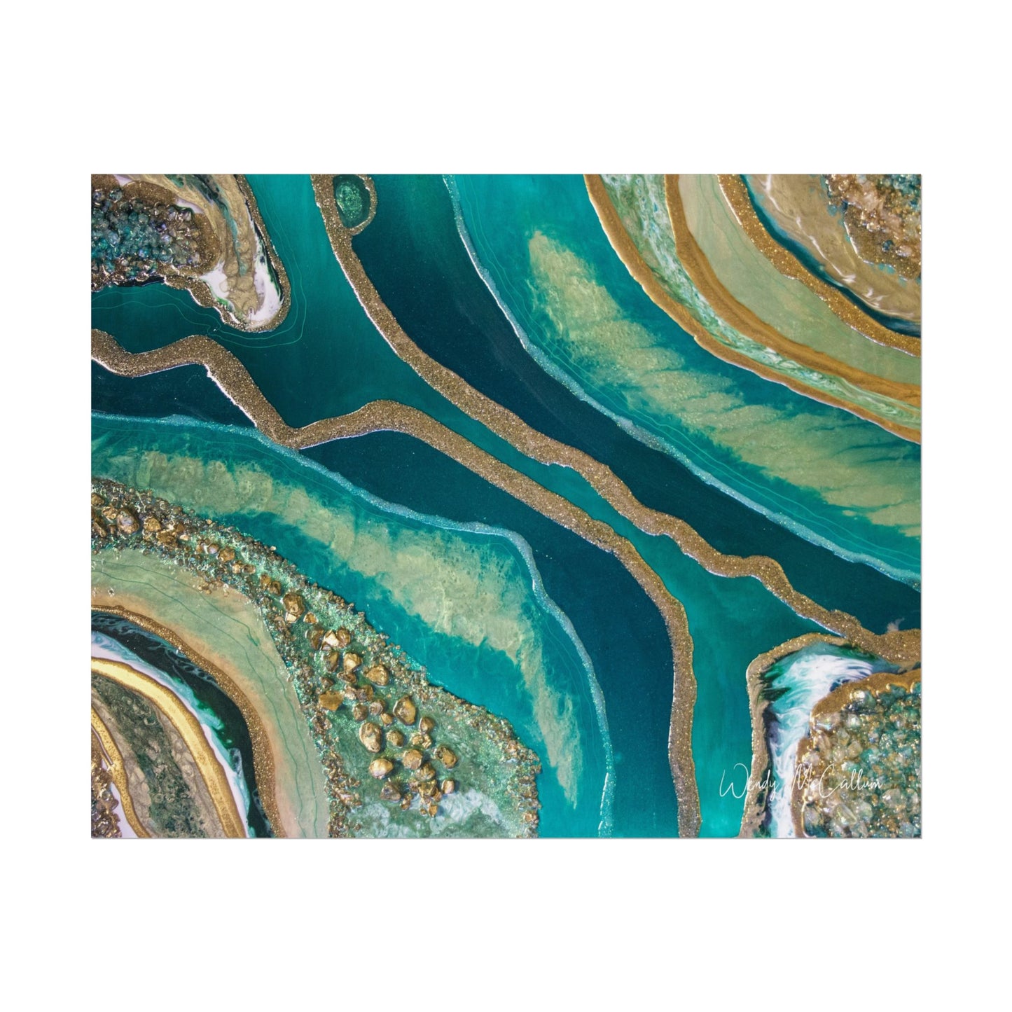 Dioptase Fine Art Print - Splendour