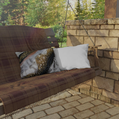 Alchemy Elegance Outdoor Pillow - Patio Cushion