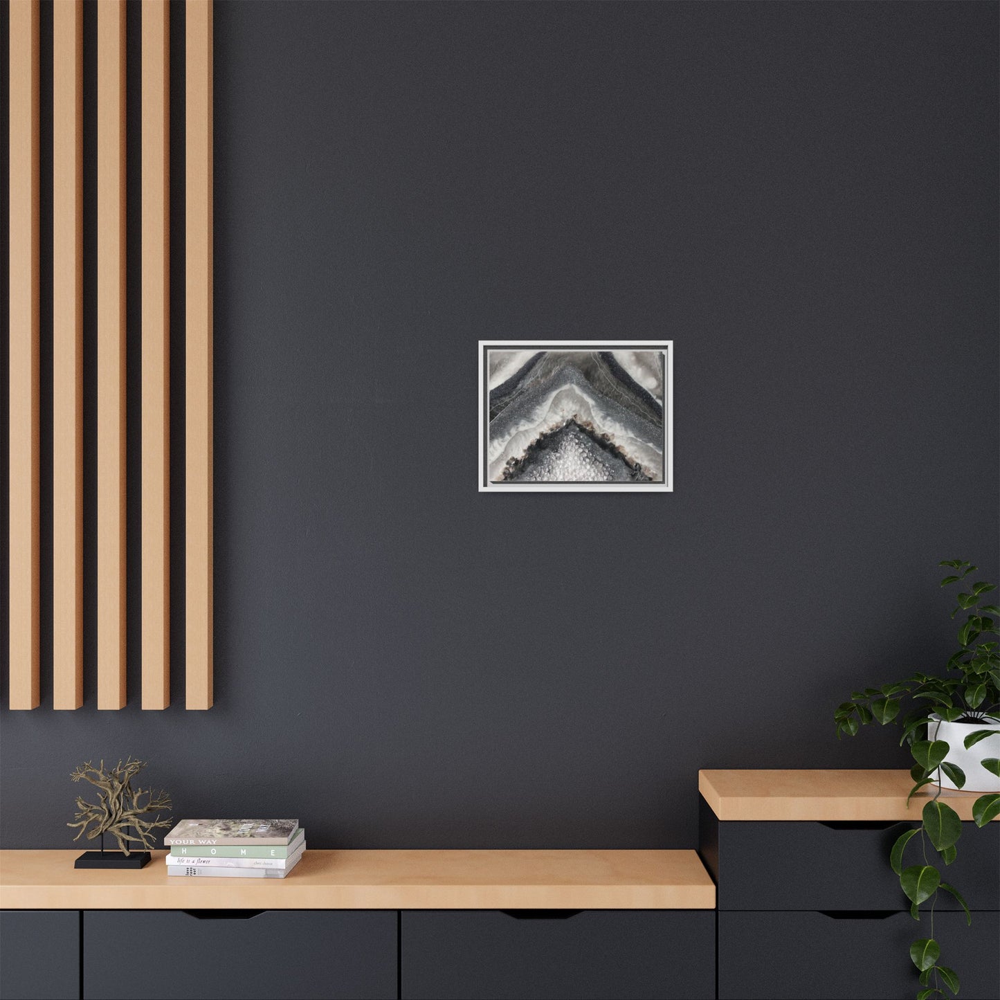 Grey Moonstone Framed Print - Splendour