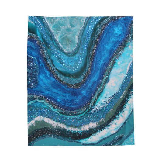 Elucidation Splendour - Velveteen Plush Blanket