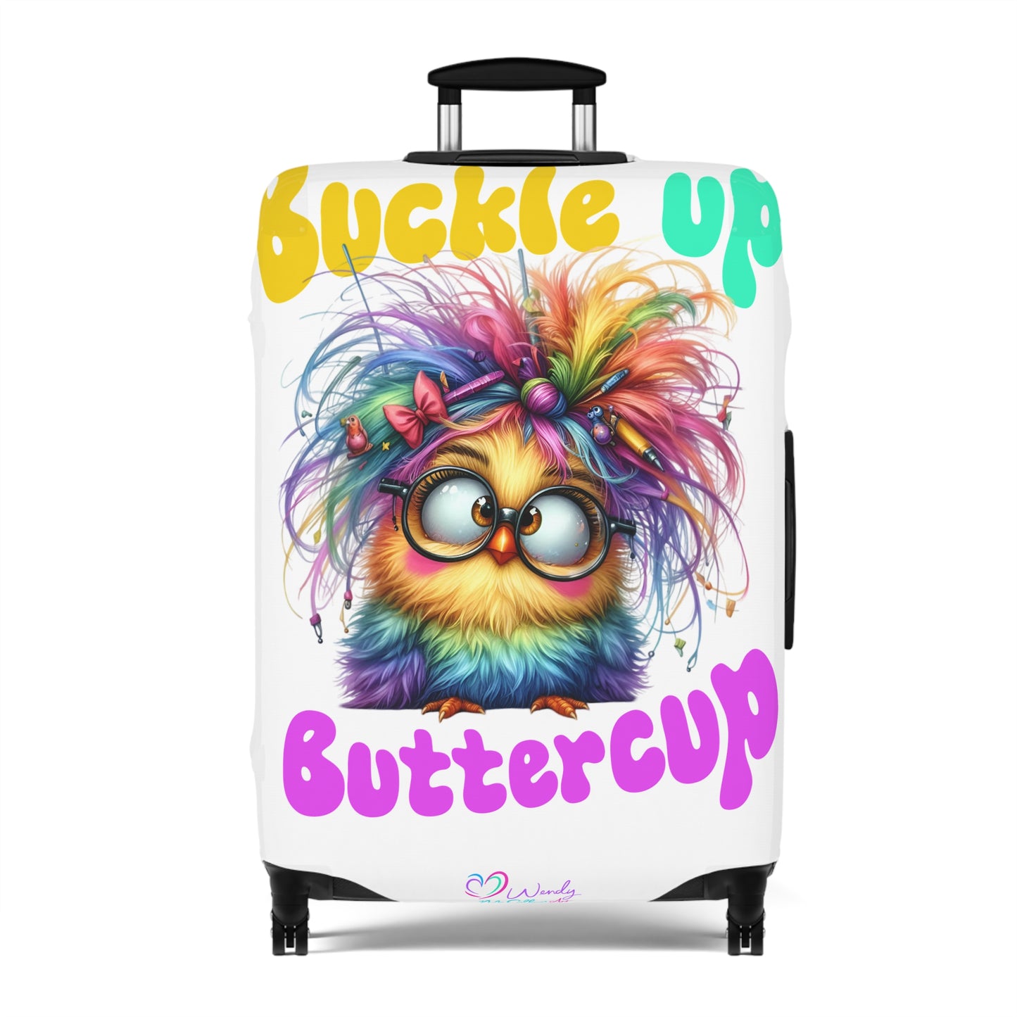 Buckle up Buttercup - Luggage Cover