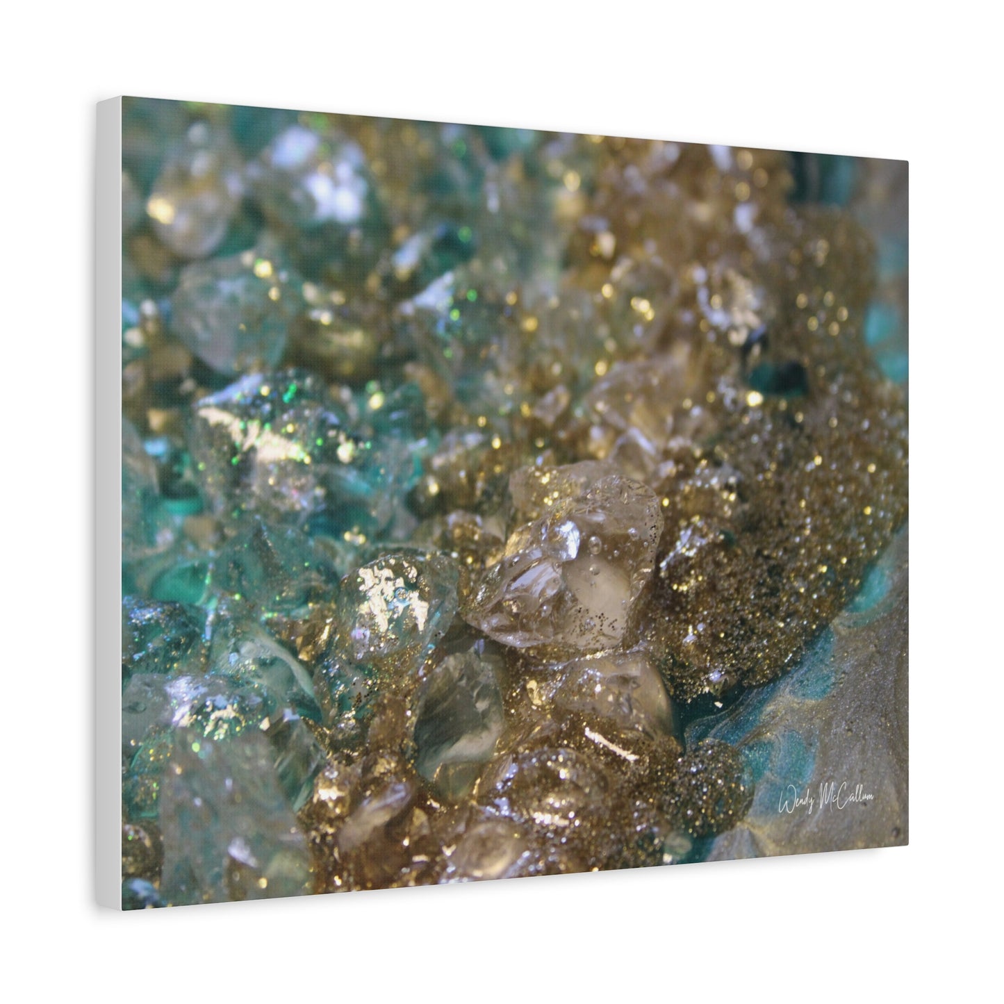 Dioptase Canvas Wall Art - Opulence