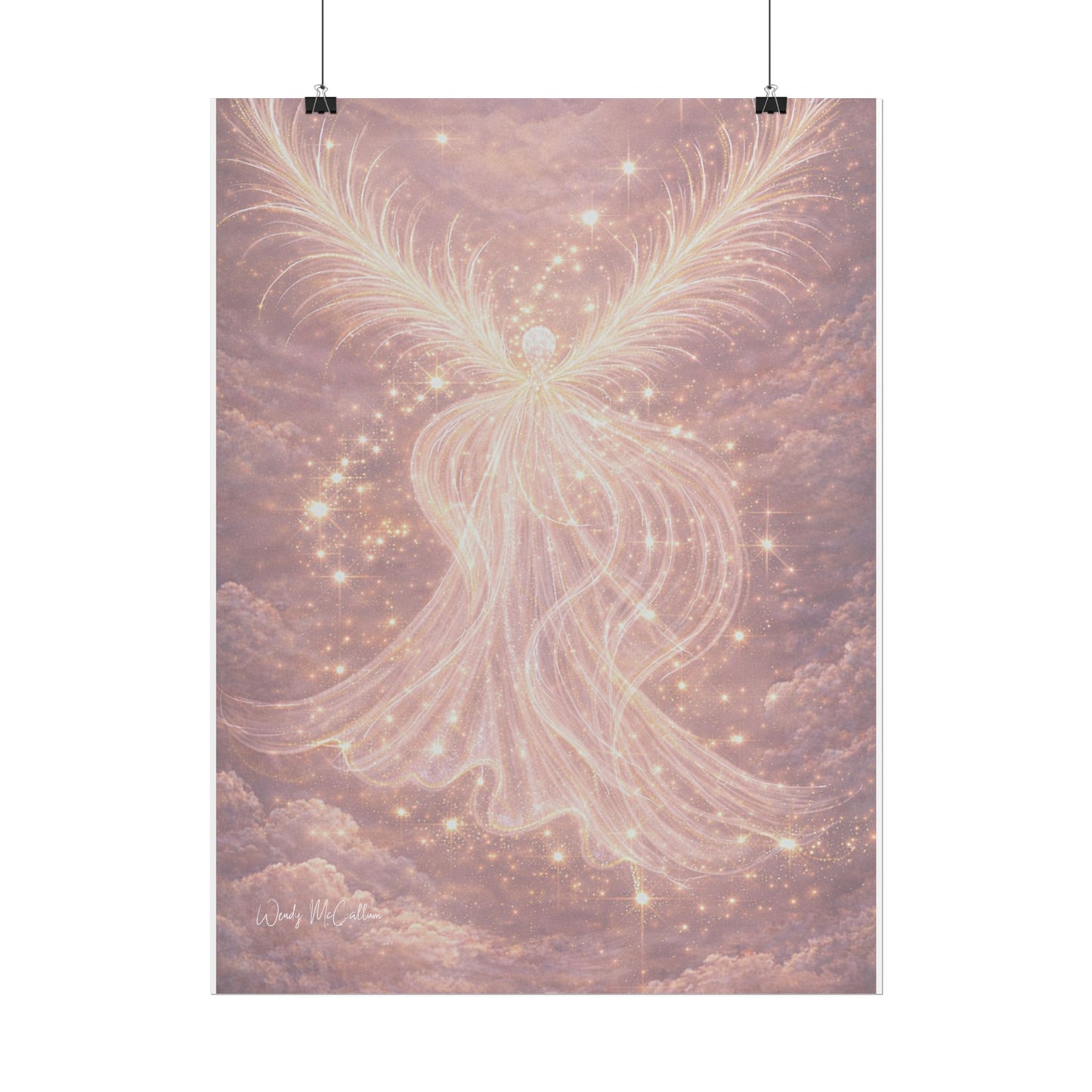 Archangel Chamuel – Fine Art Print | Angel of Love, Peace & Emotional Healing