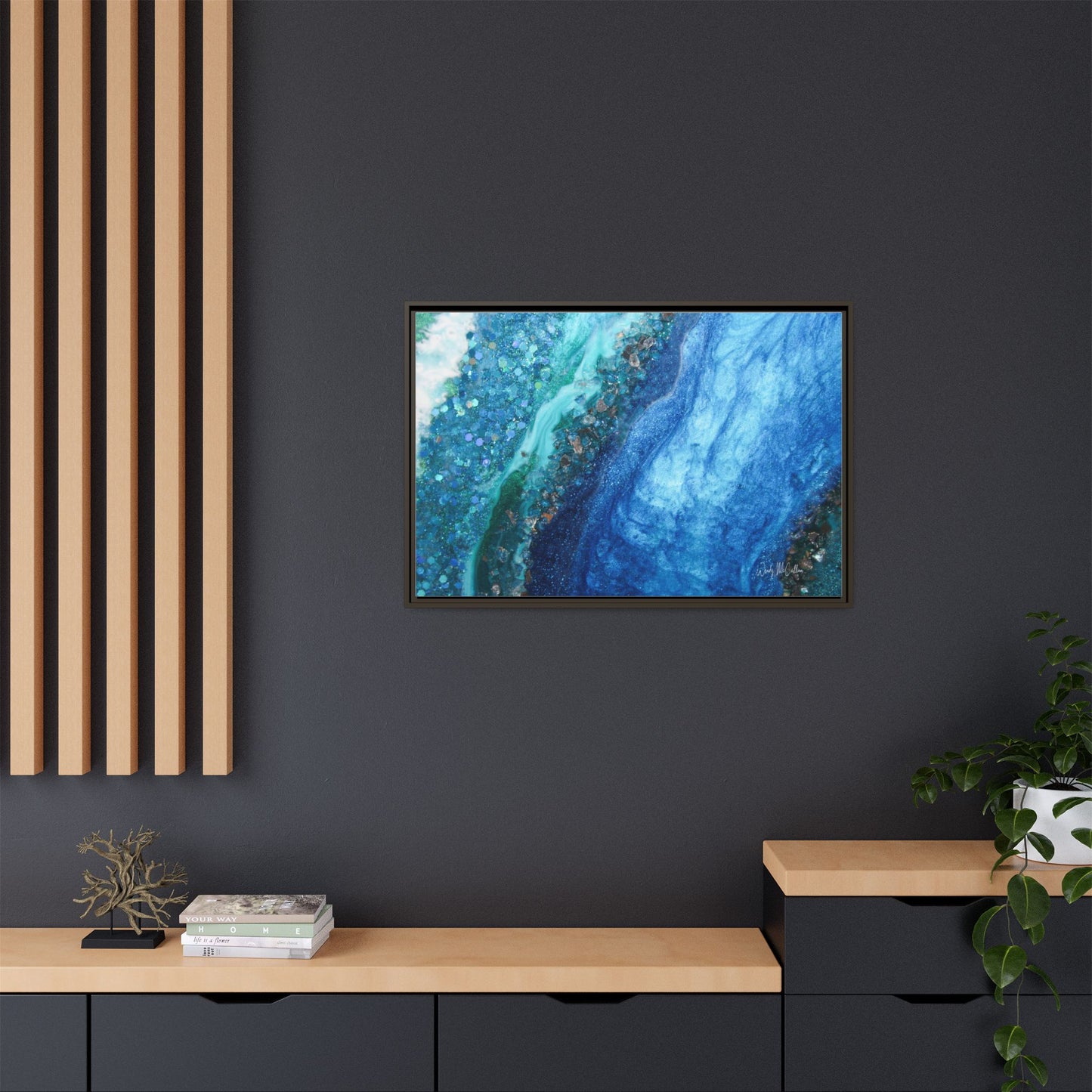 Elucidation Framed Print - Opulence
