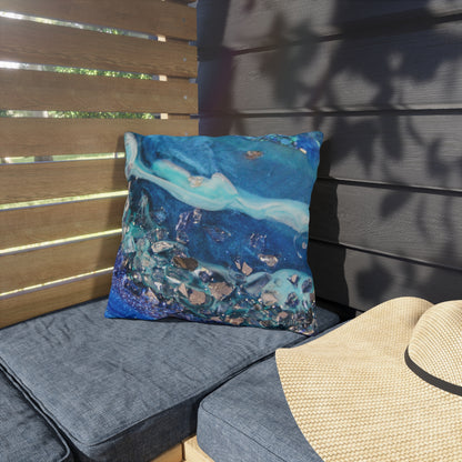 Elucidation Elegance Outdoor Pillow - Patio Cushion