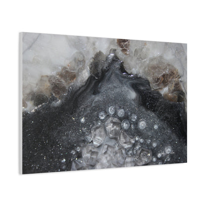 Grey Moonstone Canvas Wall Art - Elegance