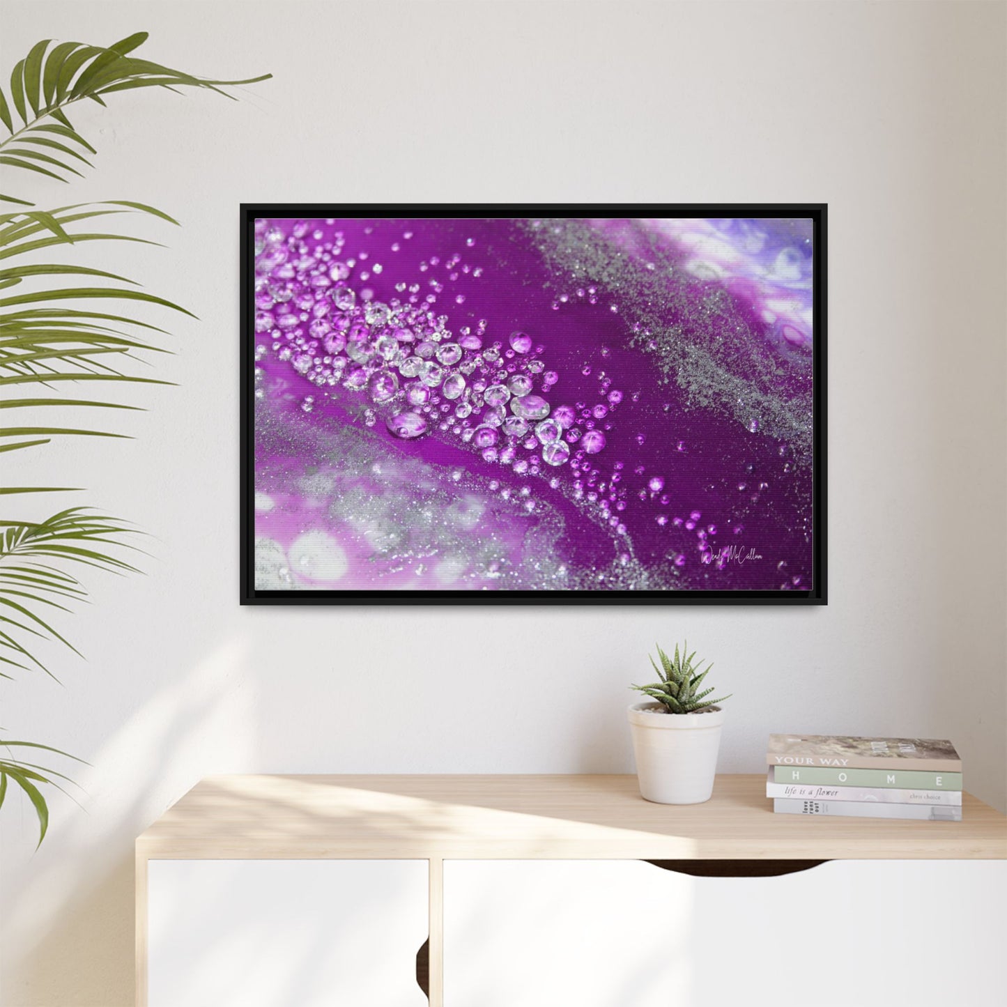 Amethyst Dreams Framed Print - Grace