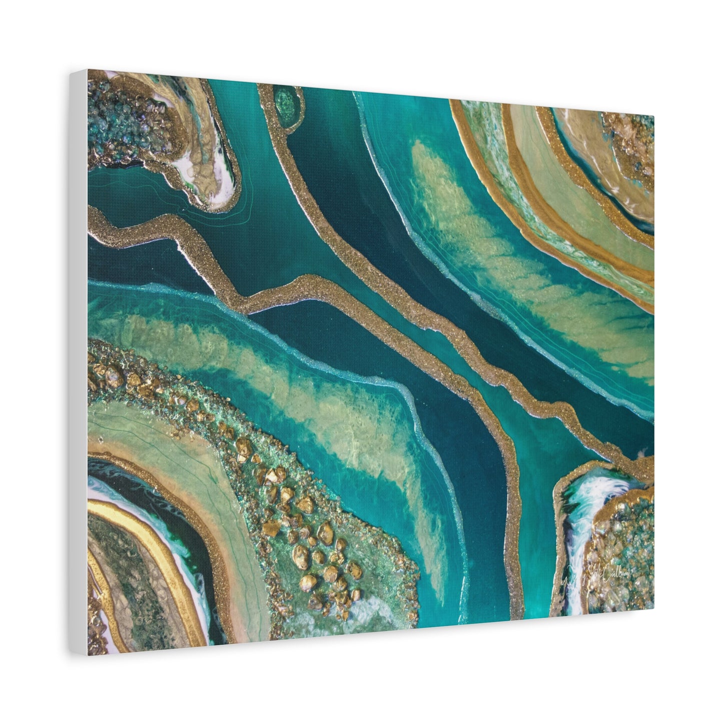 Dioptase Canvas Wall Art - Splendour