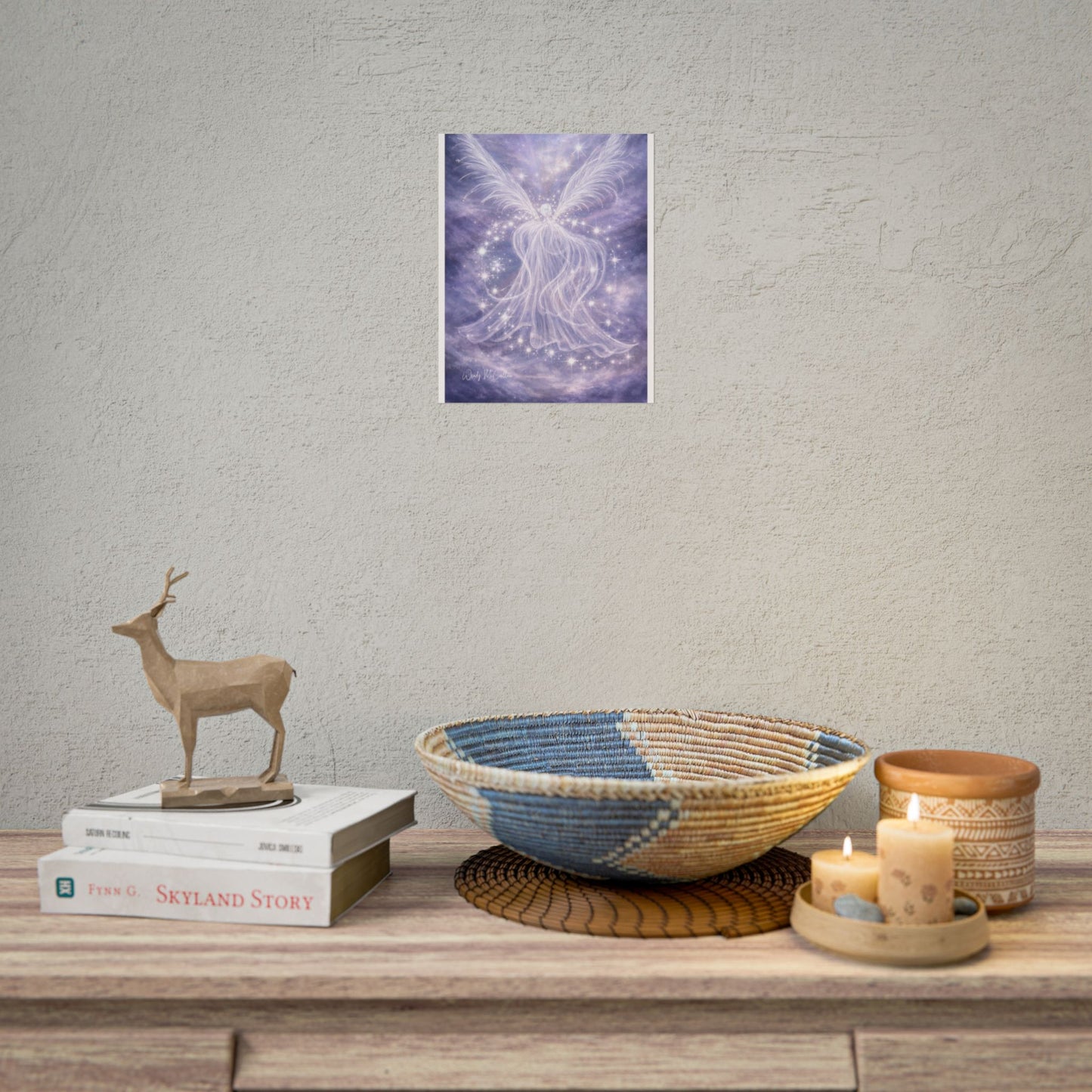 Archangel Jeremiel – Fine Art Print | Angel of Insight, Life Review & Spiritual Clarity