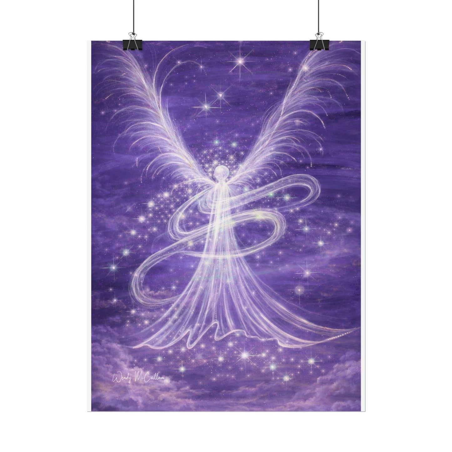 Archangel Zadkiel – Abstract Angel Fine Art Print Compassion, Forgiveness, Transformation