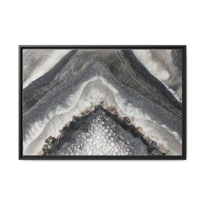 Grey Moonstone Framed Print - Splendour