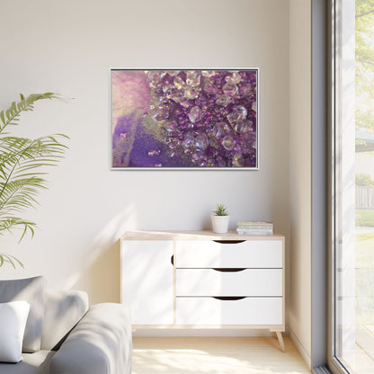 Amethyst Dreams Framed Print - Opulence