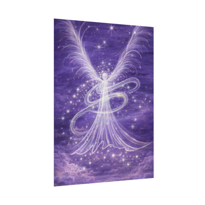 Archangel Zadkiel – Abstract Angel Fine Art Print Compassion, Forgiveness, Transformation