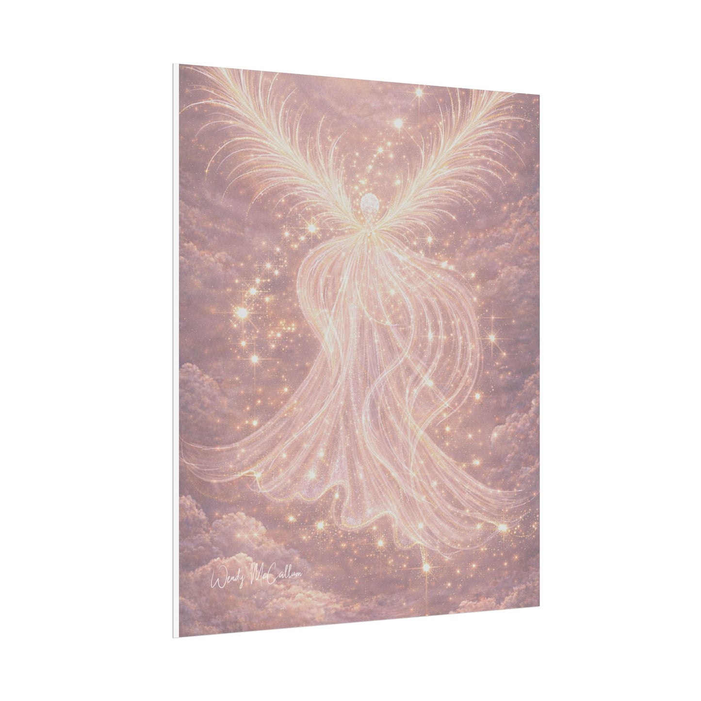 Archangel Chamuel – Fine Art Print | Angel of Love, Peace & Emotional Healing