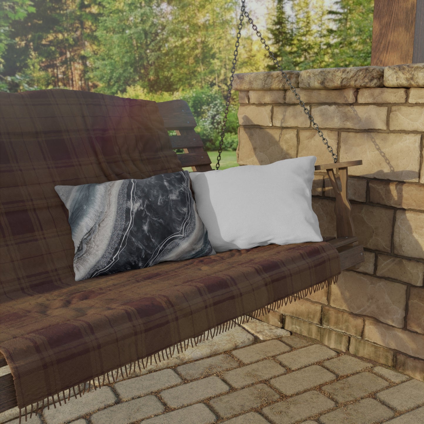 Vista Elegance Outdoor Pillow - Patio Cushion