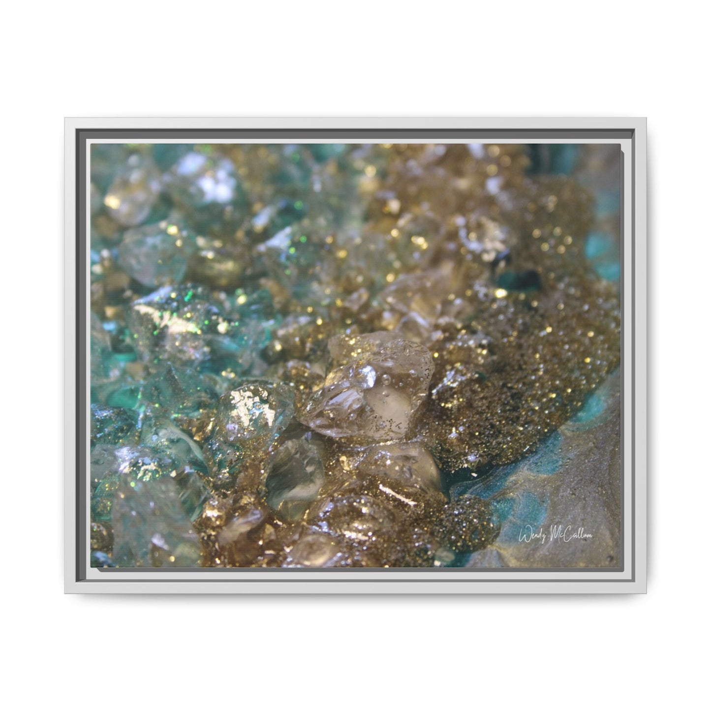 Dioptase Framed Print - Opulence