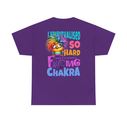 I Spiritualised Too Hard… I Think I’ve Blown a Chakra – Funny Rainbow Chick T-Shirt