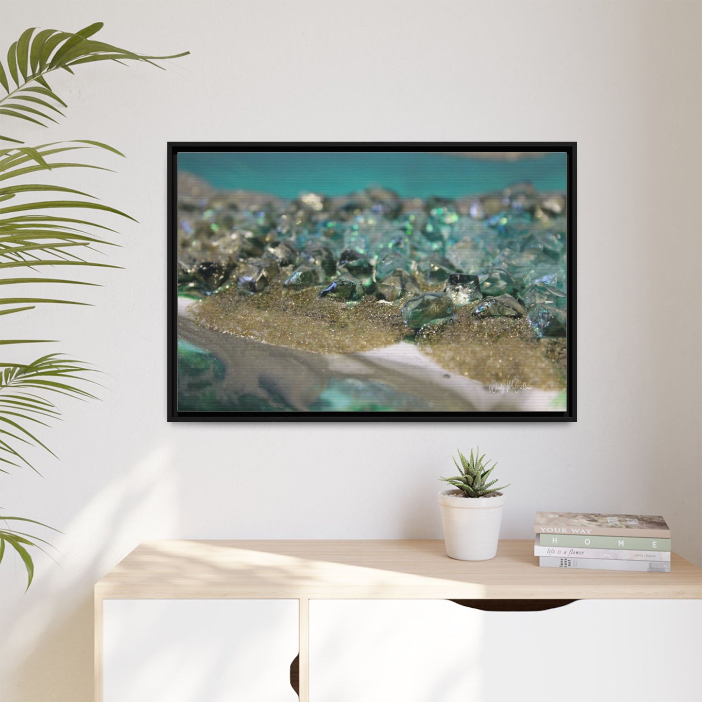 Dioptase Framed Print - Elegance