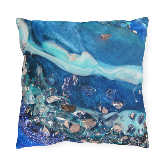 Elucidation Elegance Outdoor Pillow - Patio Cushion