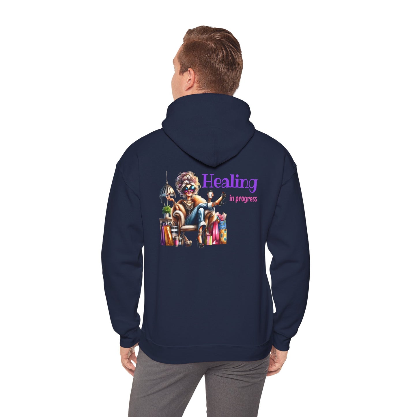 Healing in Progress – Strong Woman Empowerment Hoodie
