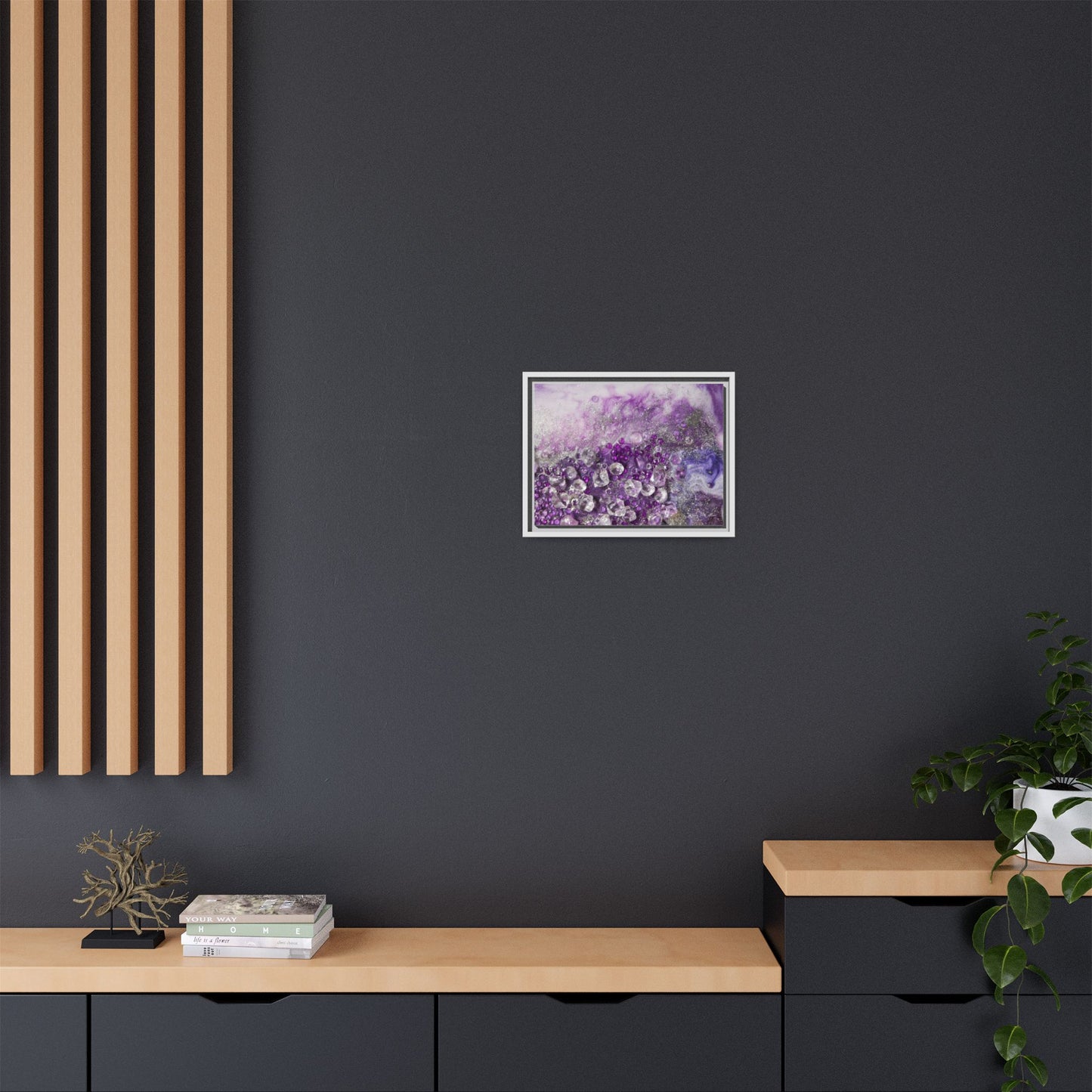 Amethyst Dreams Framed Print - Elegance