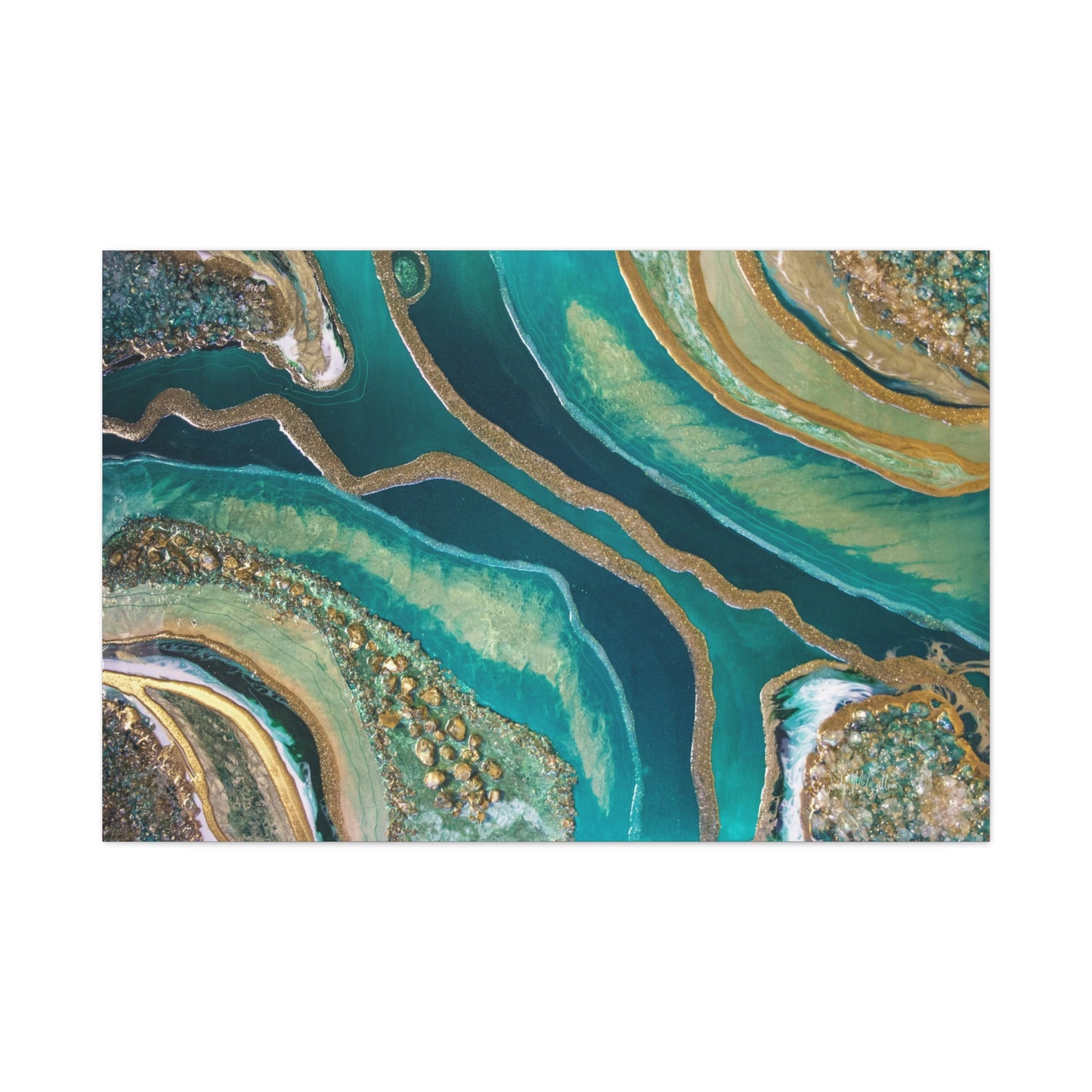 Dioptase Canvas Wall Art - Splendour