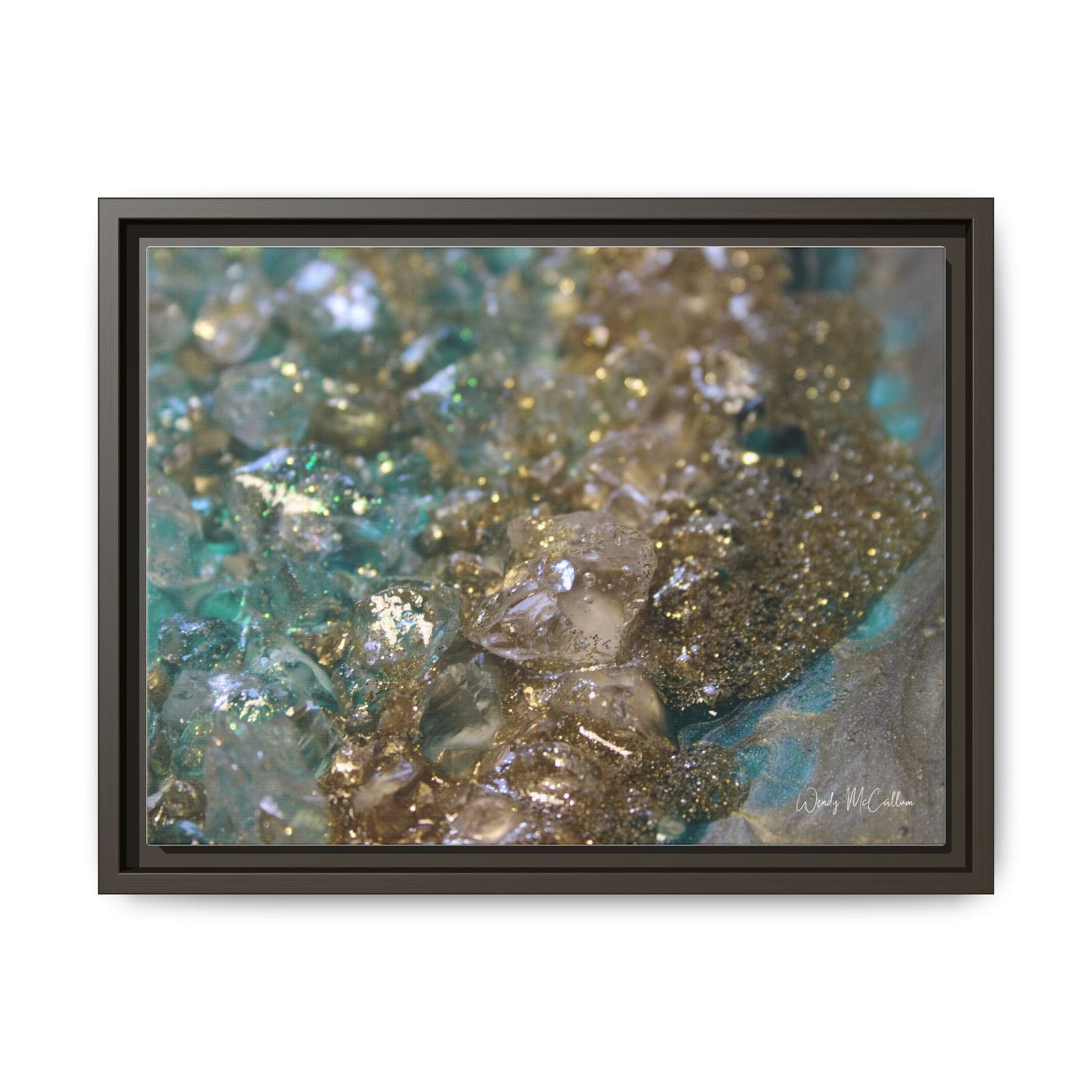 Dioptase Framed Print - Opulence