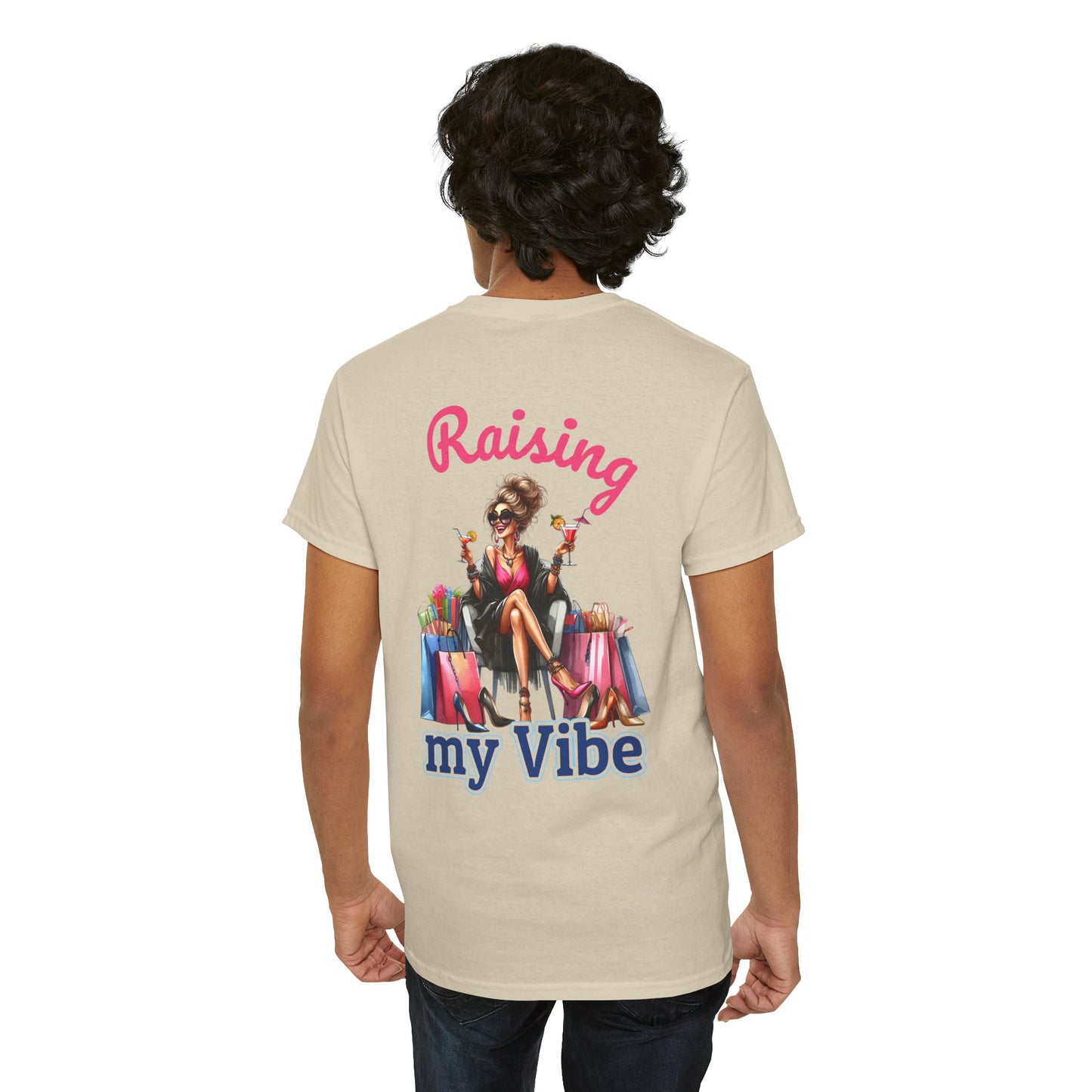 Raising My Vibe – Cool & Sophisticated Lady Graphic T-Shirt