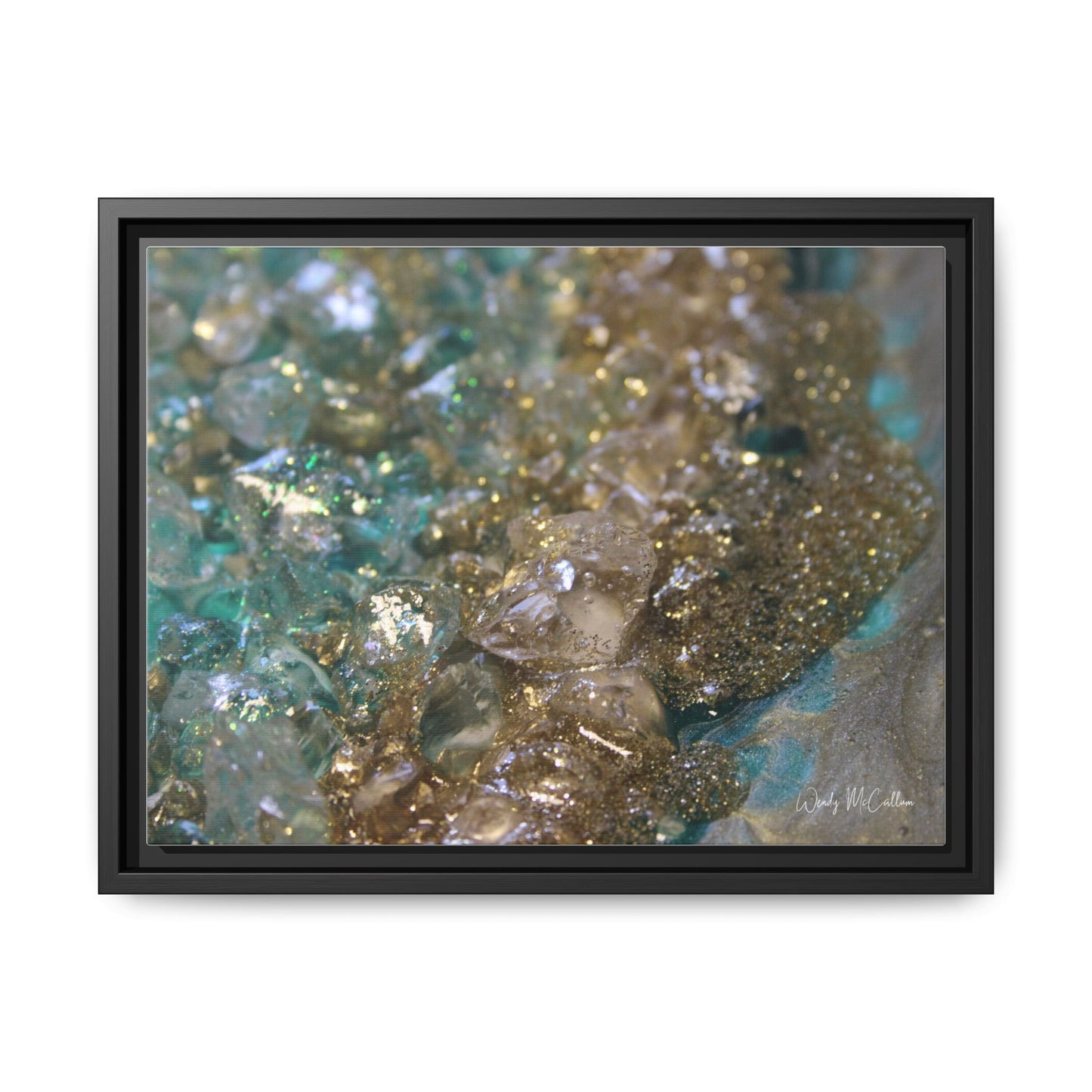 Dioptase Framed Print - Opulence