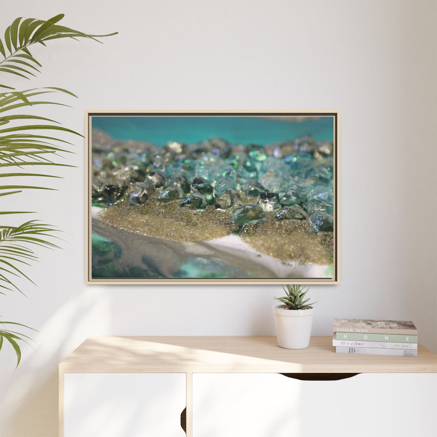 Dioptase Framed Print - Elegance