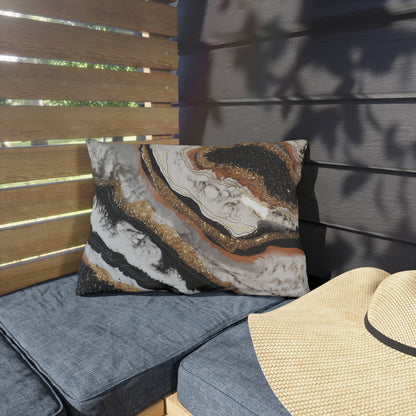 Alchemy Variant Outdoor Pillow - Patio Cushion