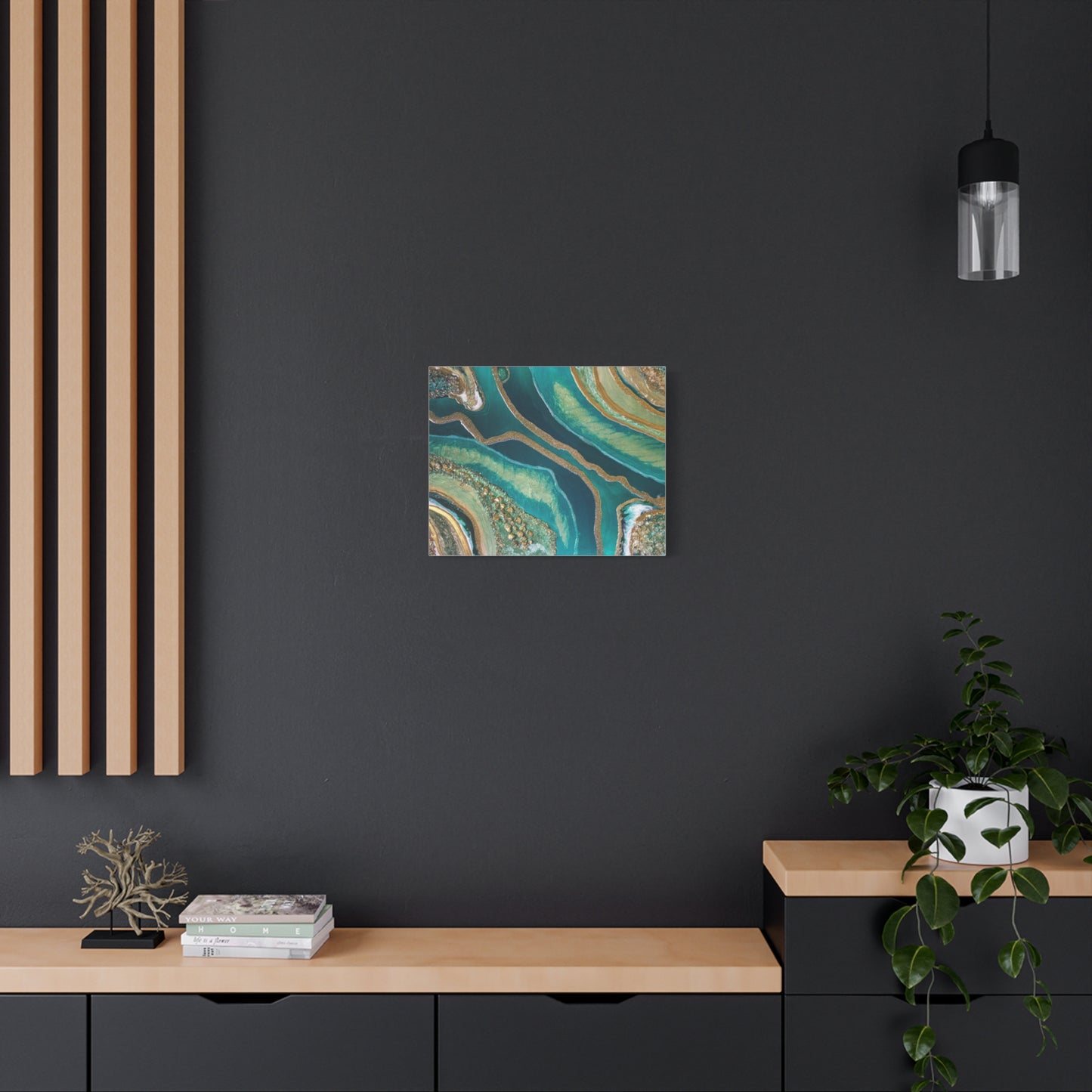 Dioptase Canvas Wall Art - Splendour