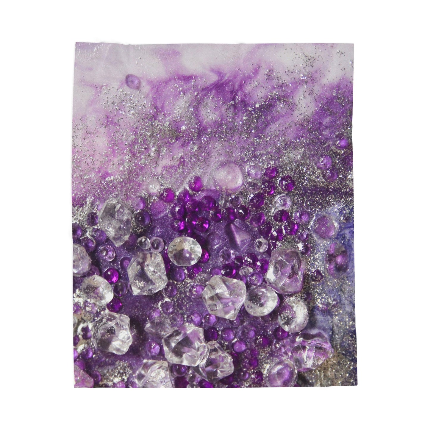 Amethyst Dreams Elegance - Velveteen Plush Blanket