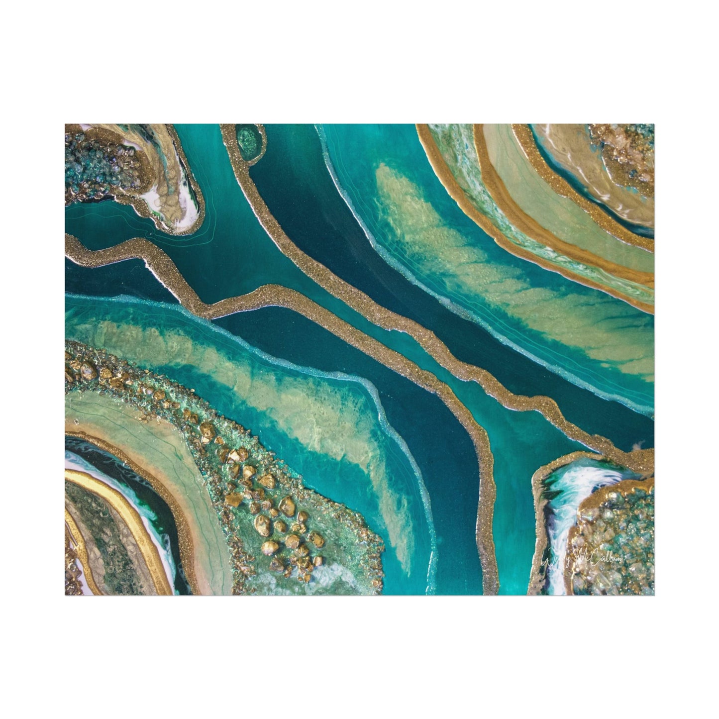 Dioptase Fine Art Print - Splendour