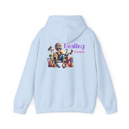 Healing in Progress – Strong Woman Empowerment Hoodie