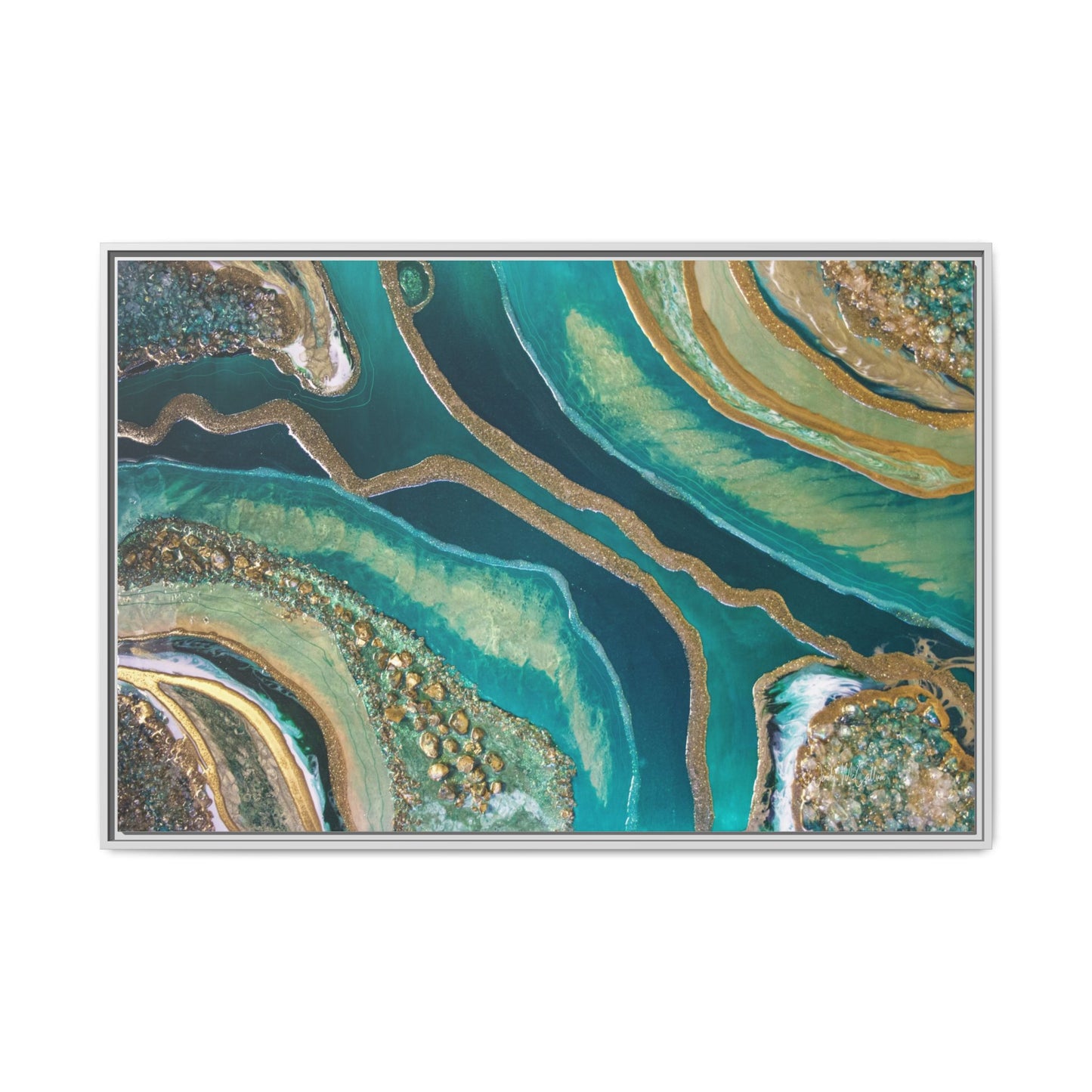 Dioptase Framed Print - Splendour