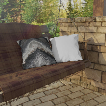 Grey Moonstone Splendour Outdoor Pillow — Patio Cushion