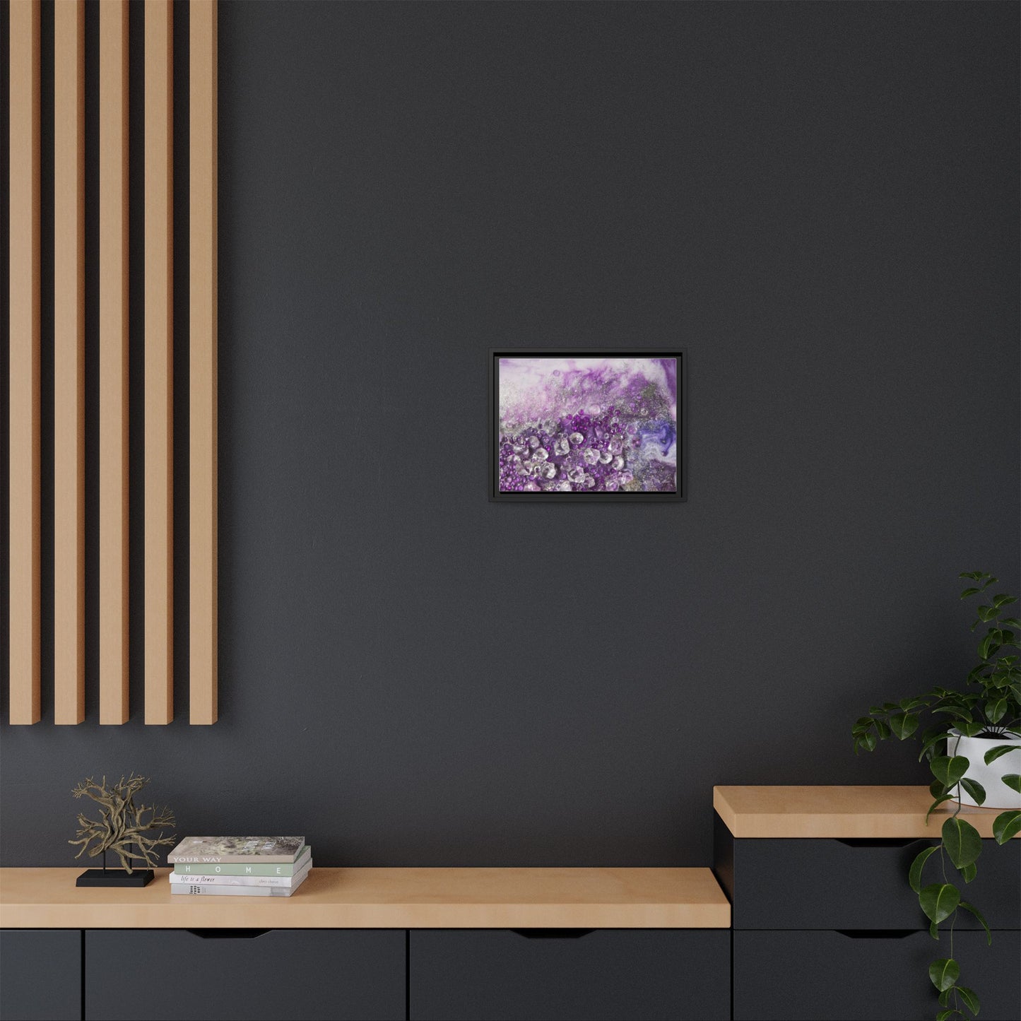 Amethyst Dreams Framed Print - Elegance