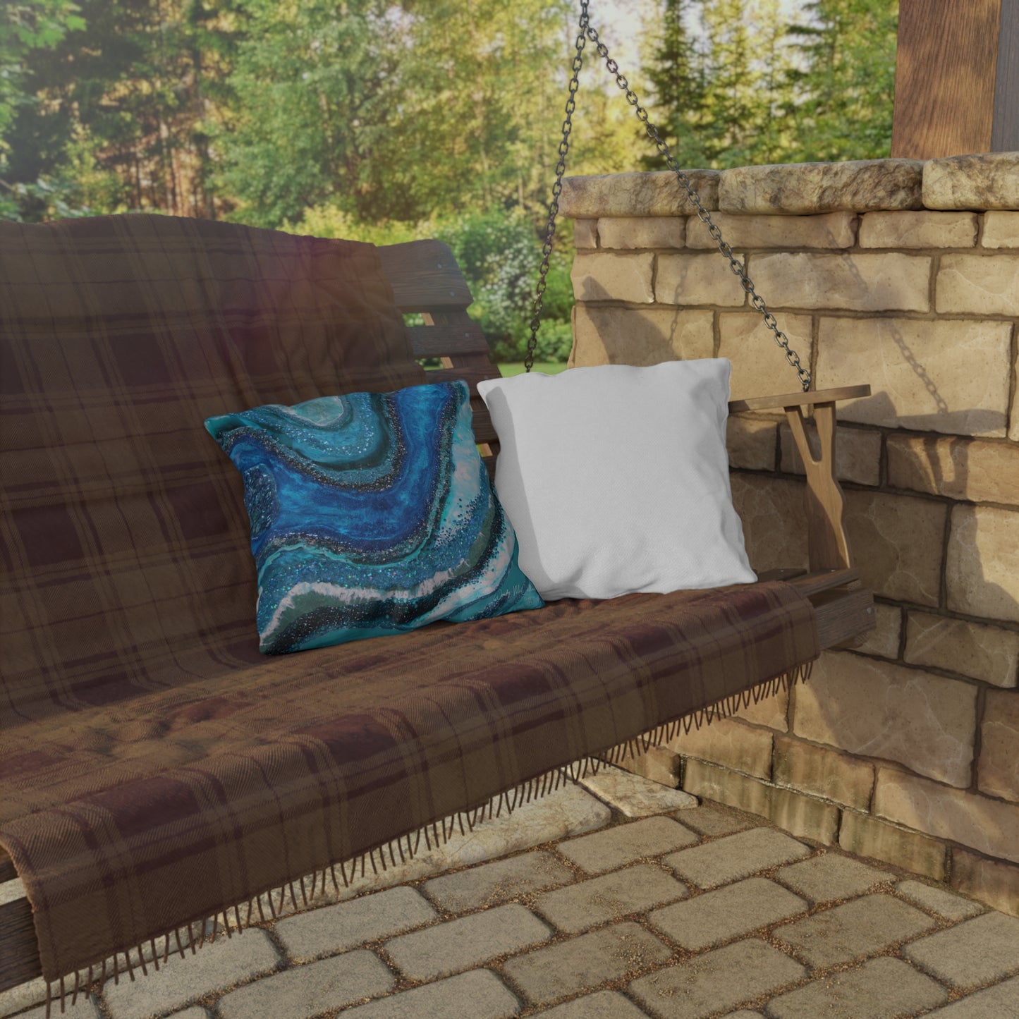 Elucidation Splendour Outdoor Pillow - Patio Cushion