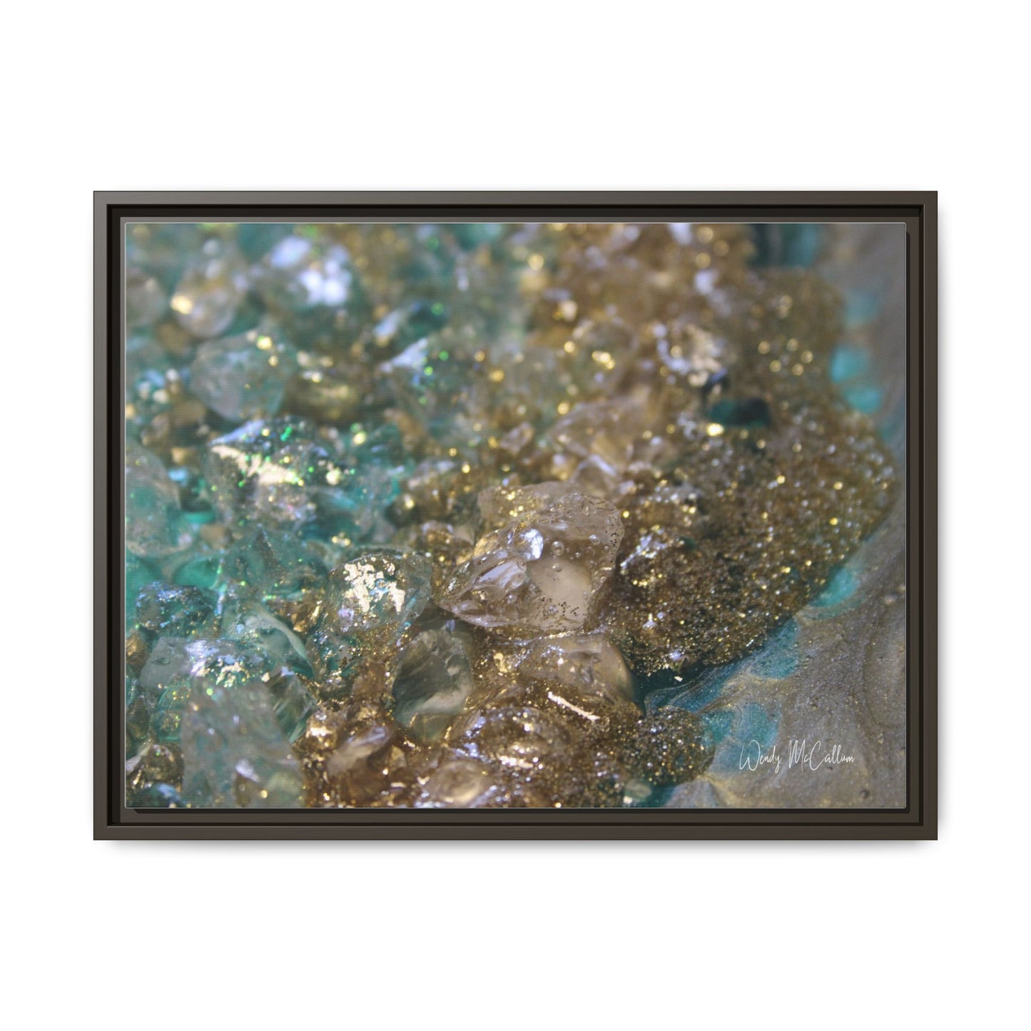 Dioptase Framed Print - Opulence