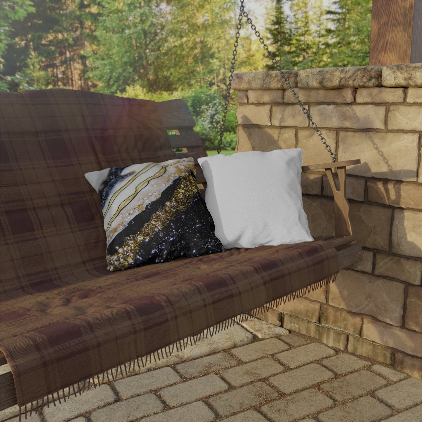 Alchemy Opulence Outdoor Pillow - Patio Cushion